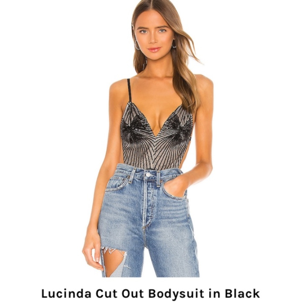 Revolve Superdown Lucinda Cutout Bodysuit XS